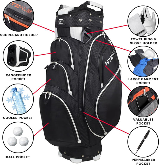 4.5 Premium 14 Way Divider Golf Cart Bag